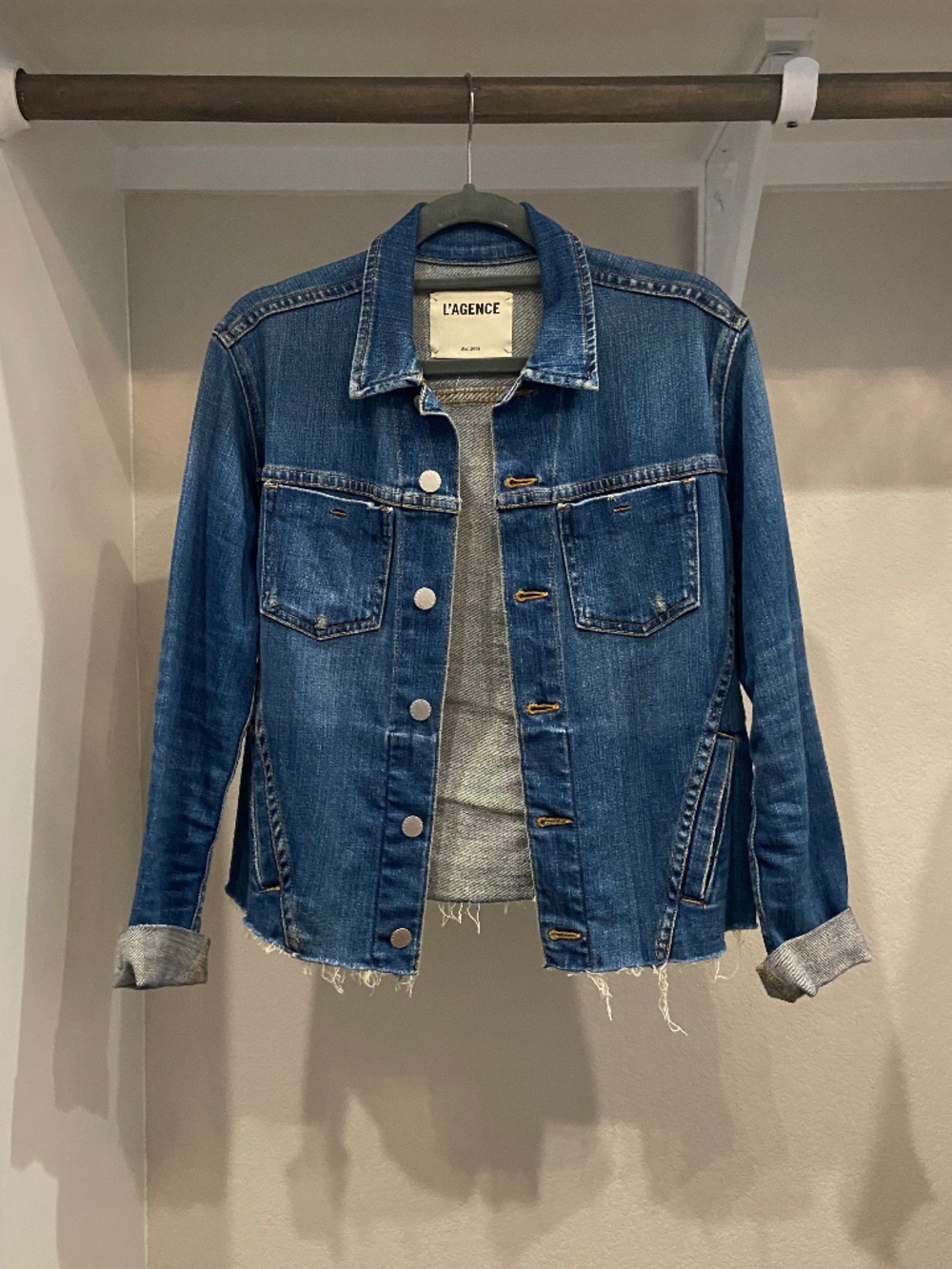 L’AGENCE Janelle Jean Jacket Size M